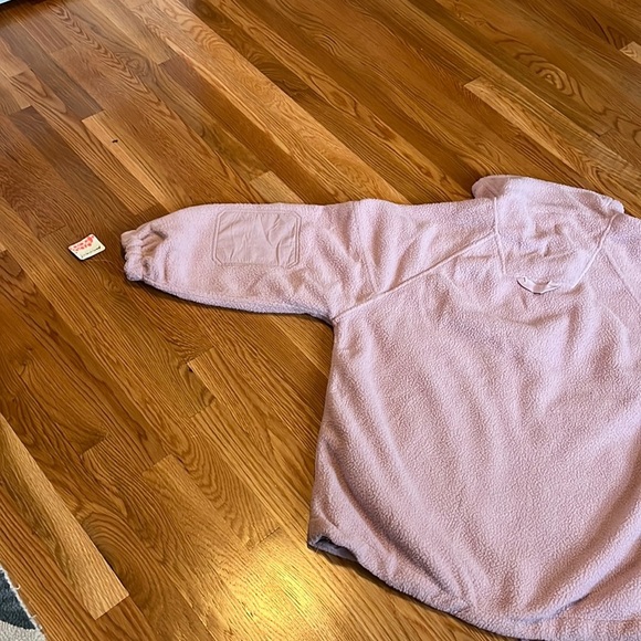 Free People Movement Hit The Trails Fleece Teddy Jacket size XL NWT - Picture 12 of 15